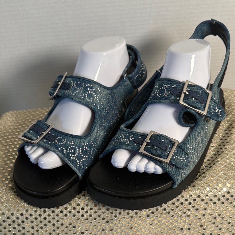 Los Angeles Apparel Blue Sandals